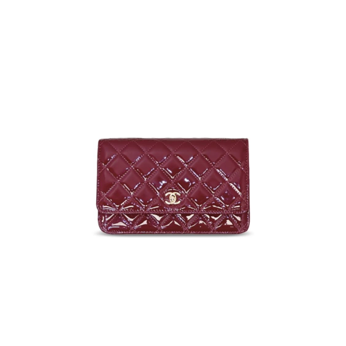 CHANEL CLASSIC WALLET ON CHAIN PATENT LEATHER AS4241 (19*13*3.5cm)